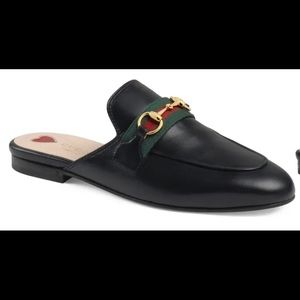 GUCCI Princetown Mule - Black, Size 9US / 39 EU